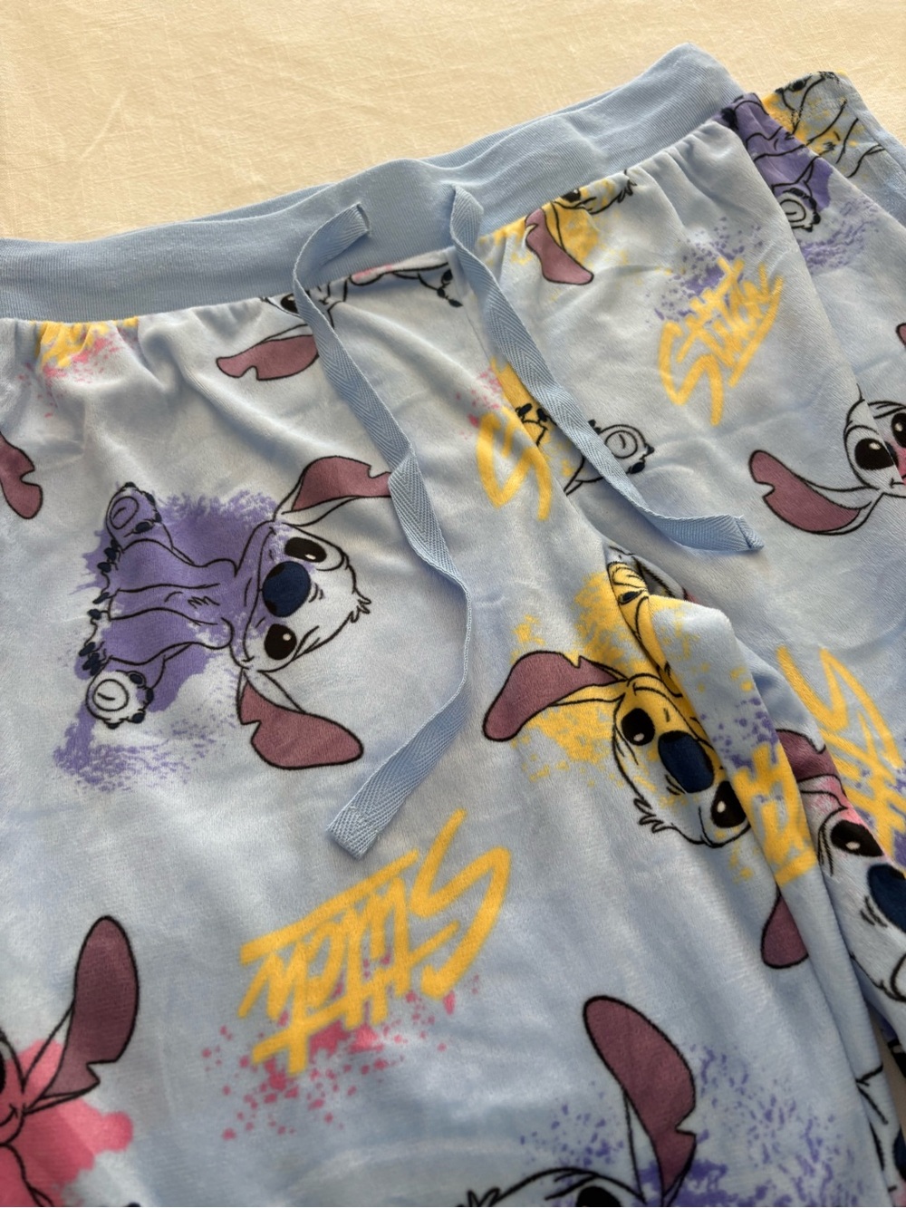 Womens Stitch Pajama Pants with Drawstring- size medium